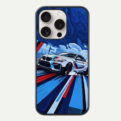 Drift Power Rush Glass Case For iPhone 15 Pro Max by Custom World