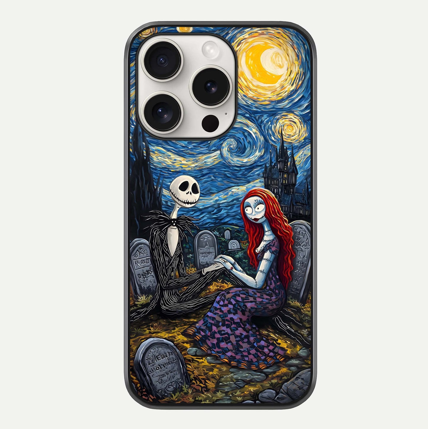 Eternal Night Love Glass Case For iPhone 15 Pro Max by Custom World