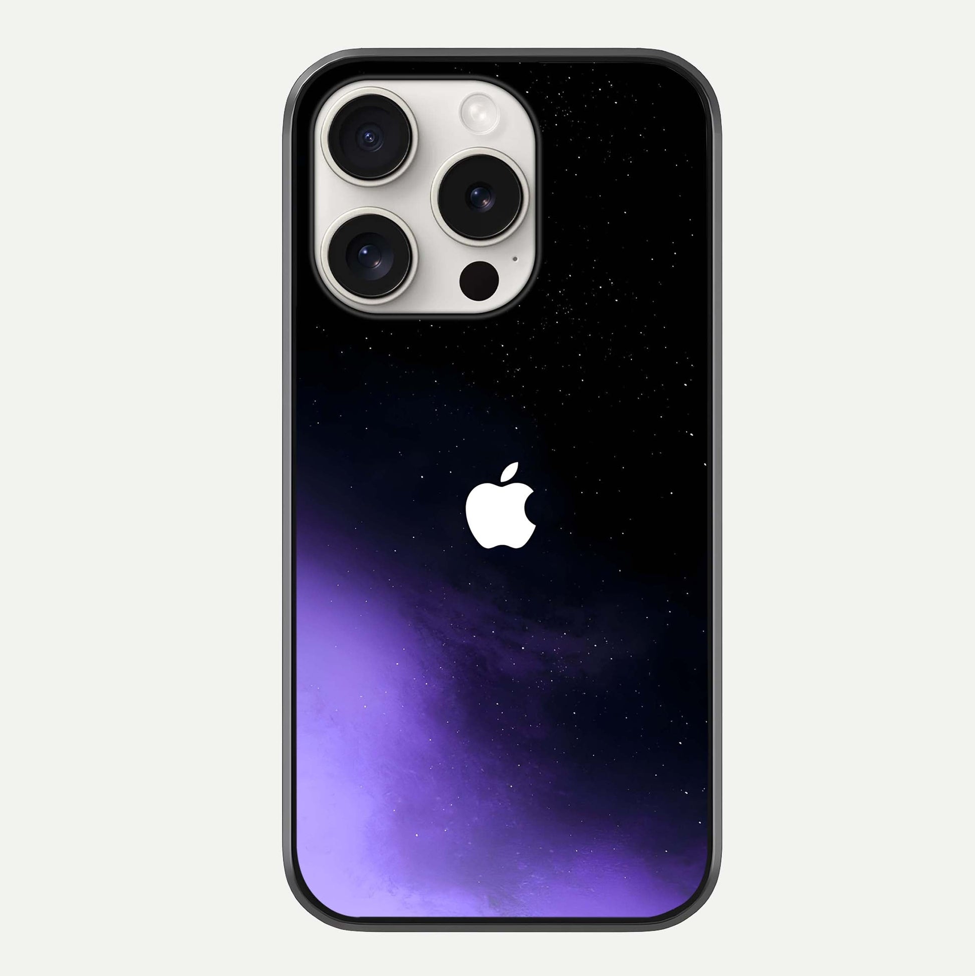 Galaxy Apple Aura Glass Case For iPhone 15 Pro Max by Custom World