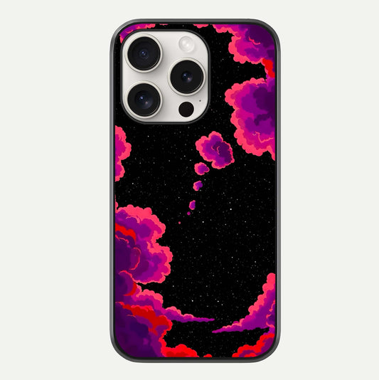 Galaxy Dream Frame Glass Case For iPhone 15 Pro Max by Custom World