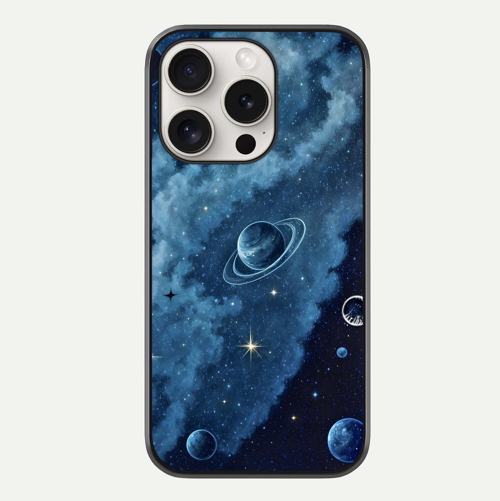 Galaxy Dream Space Glass Case For iPhone 15 Pro Max by Custom World