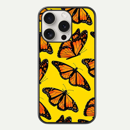 Golden Wing Flight Glass Case For iPhone 15 Pro Max by Custom World