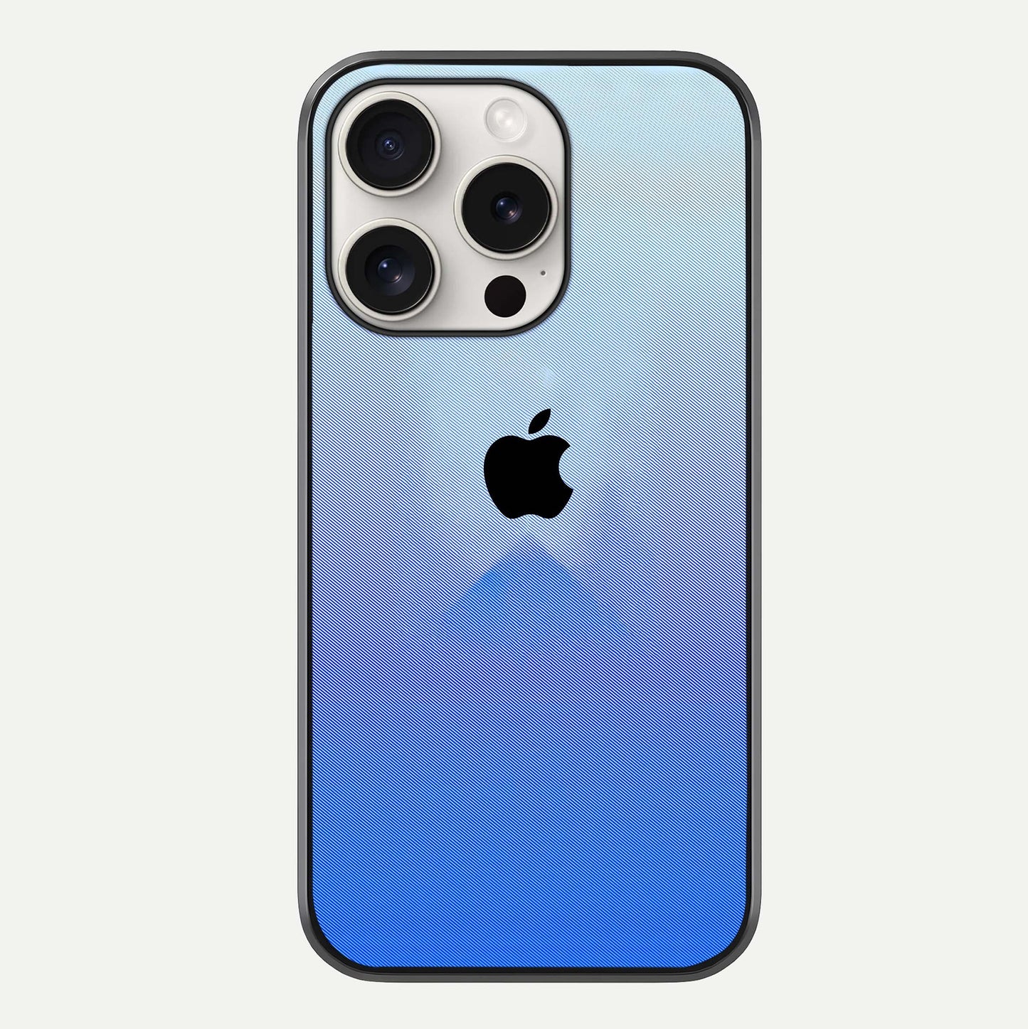 Gradient Apple Vibe Glass Case For iPhone 15 Pro Max by Custom World