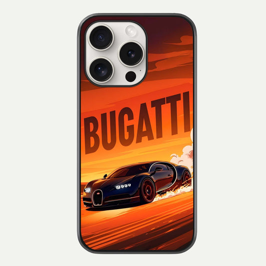 Inferno Bugatti Storm Glass Case For iPhone 15 Pro Max by Custom World