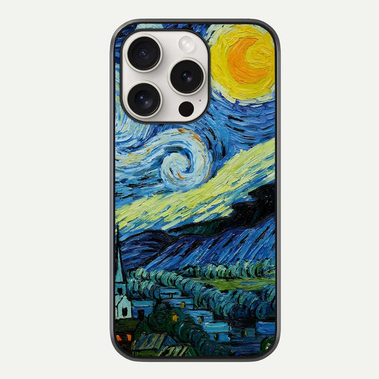 Inspired Van Gogh Art Glass Case For iPhone 15 Pro Max by Custom World