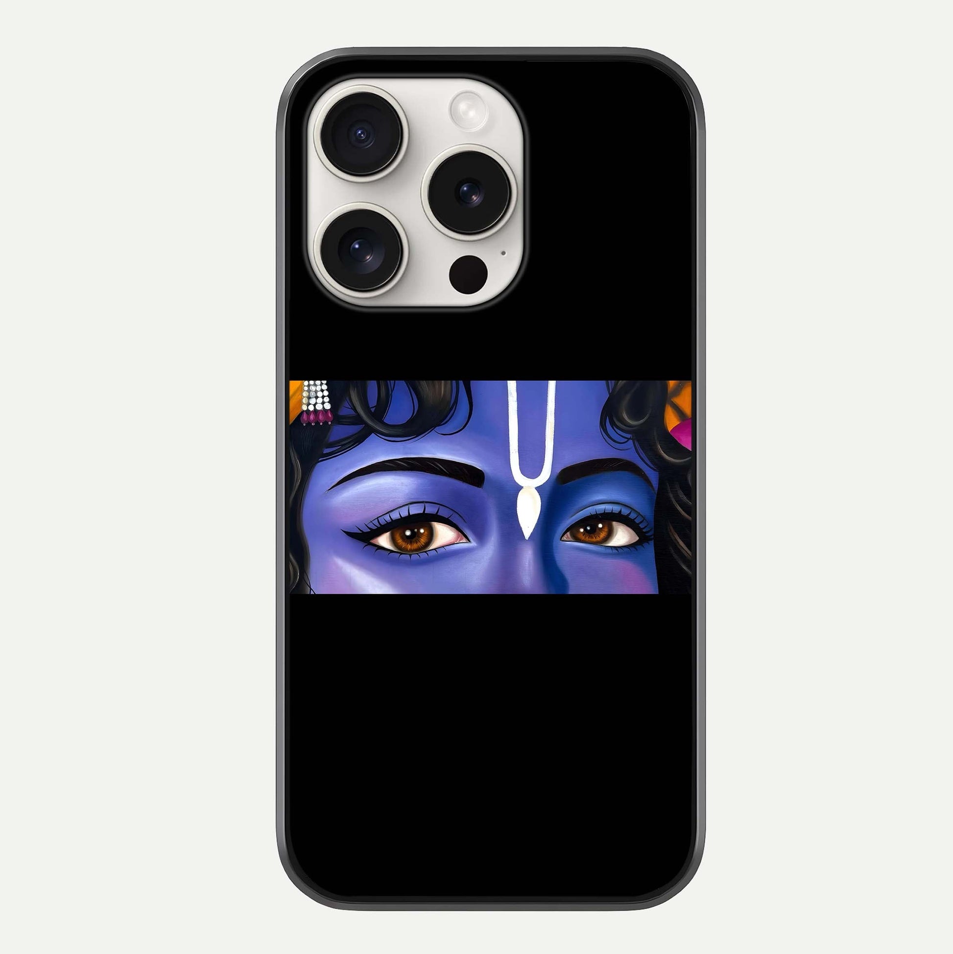 Krishna Eye Glass Case For iPhone 15 Pro Max by Custom World