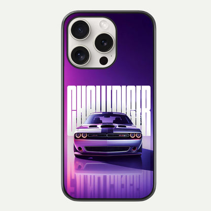 Midnight Muscle Ride Glass Case For iPhone 15 Pro Max by Custom World