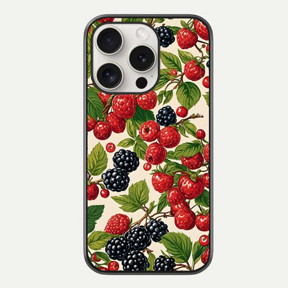 Mixed Berry Collage Glass Case For iPhone 15 Pro Max by Custom World