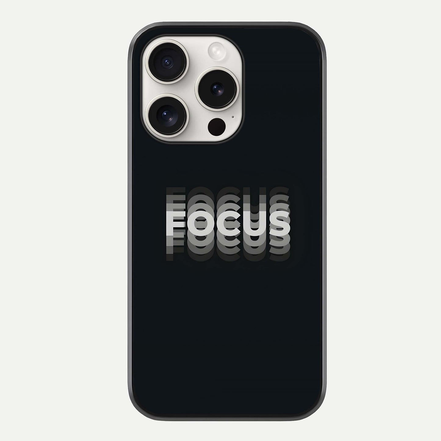 Mono Focus Vision Glass Case For iPhone 15 Pro Max by Custom World