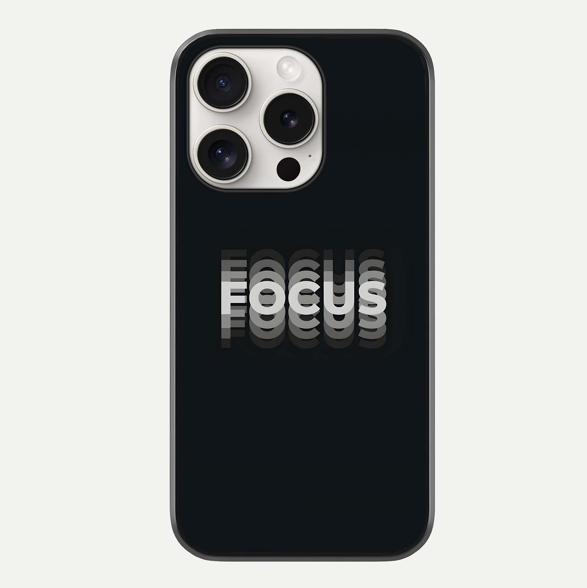 Mono Focus Vision Glass Case For iPhone 15 Pro Max by Custom World