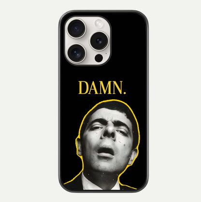 Mr Bean Damn Glass Case For iPhone 15 Pro Max by Custom World