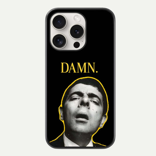 Mr Bean Damn Glass Case For iPhone 15 Pro Max by Custom World