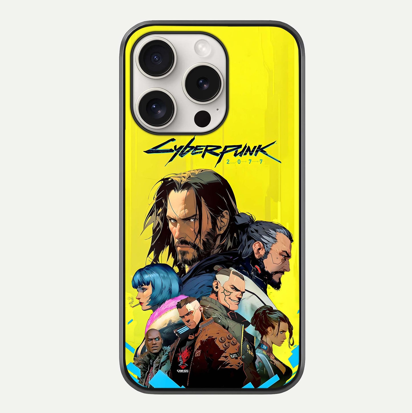 Neon Rebel Genesis Glass Case For iPhone 15 Pro Max by Custom World