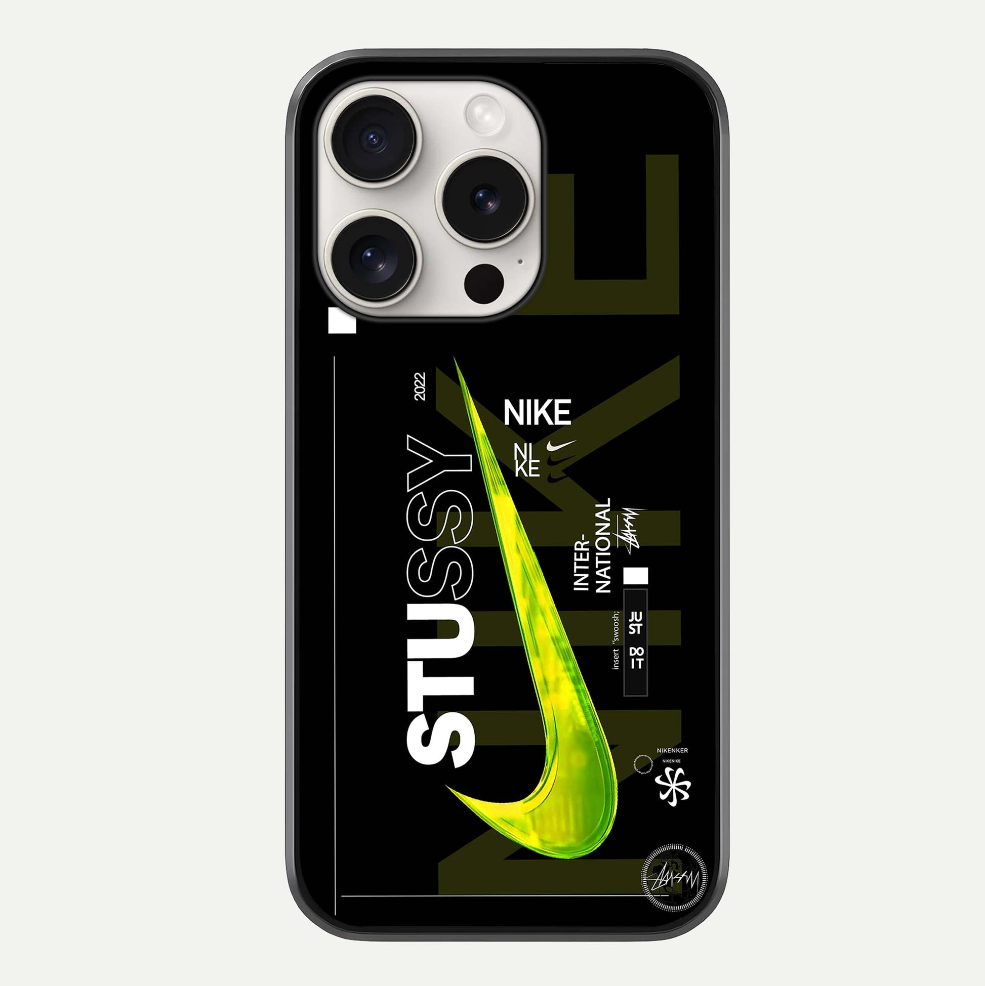 Neon Street Edition Glass Case For iPhone 15 Pro Max by Custom World