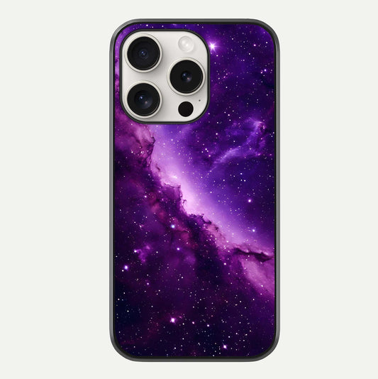 Purple Shade Sky Glass Case For iPhone 15 Pro Max by Custom World