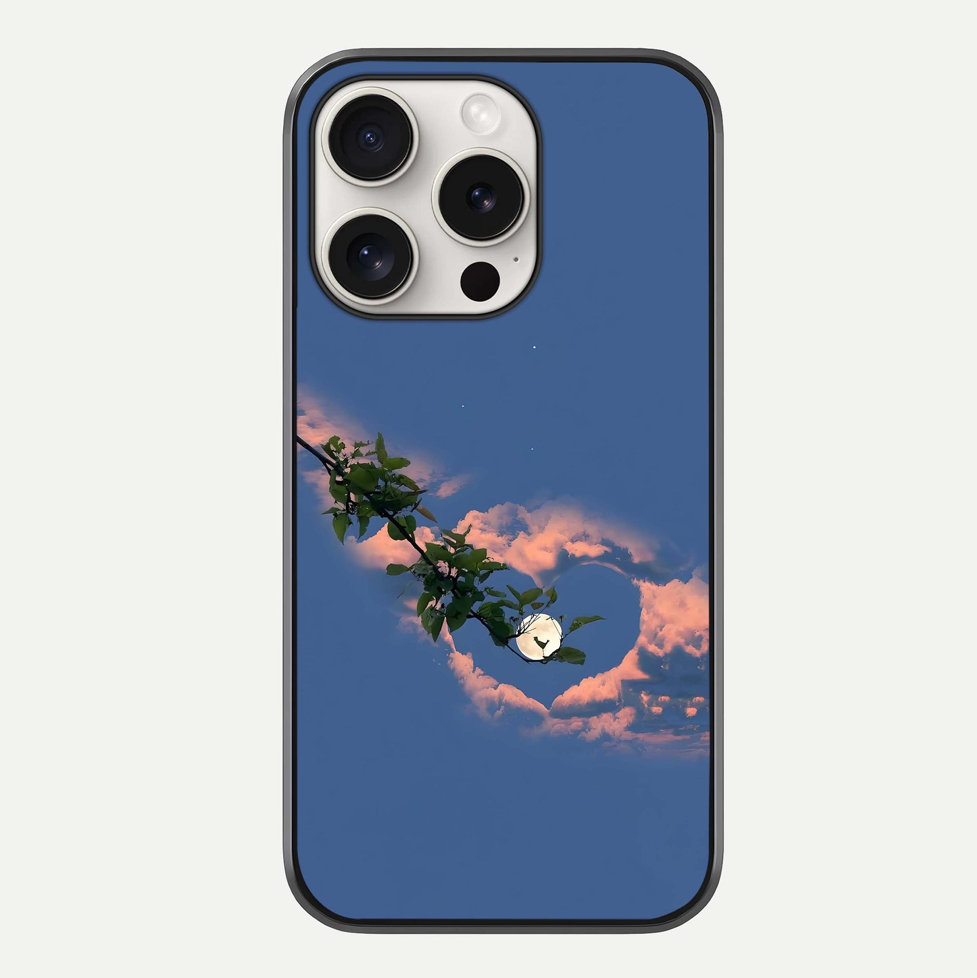 Sky Under Tree Glass Case For iPhone 15 Pro Max by Custom World
