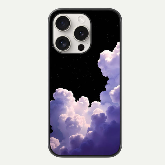 Starlit Night Whispers Glass Case For iPhone 15 Pro Max by Custom World
