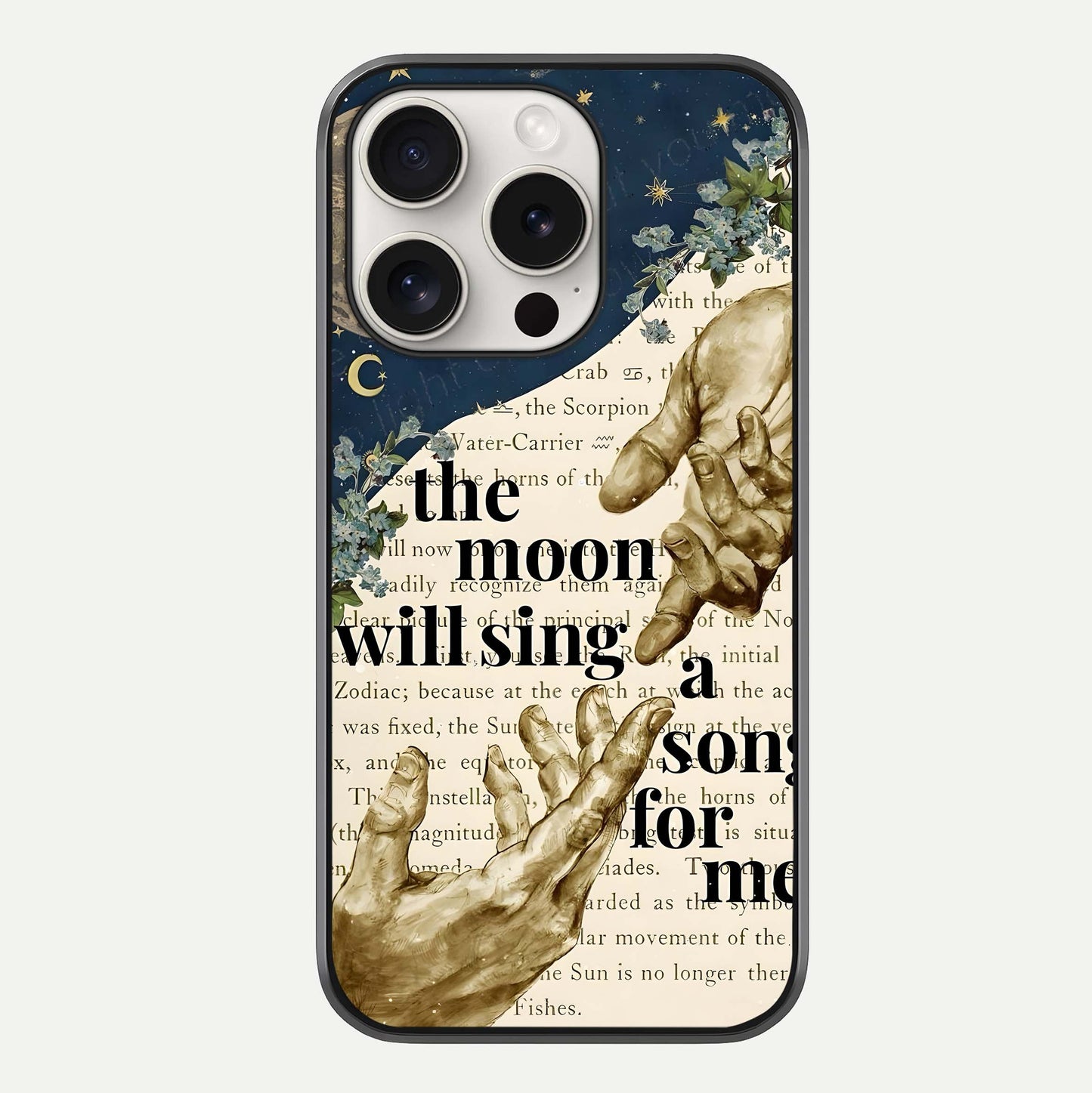 Aesthetic Divine Glass Case For iPhone 15 Pro Max by Custom World