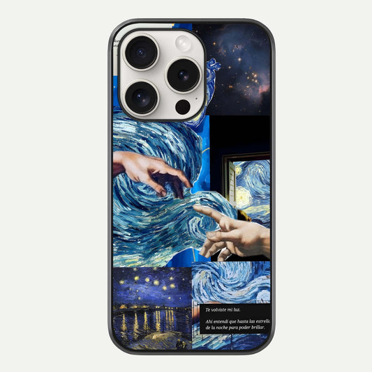 Aesthetic Vando Hands Glass Case For iPhone 15 Pro Max by Custom World