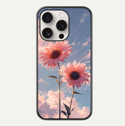 Sunlit Daisy Glow Glass Case For iPhone 15 Pro Max by Custom World