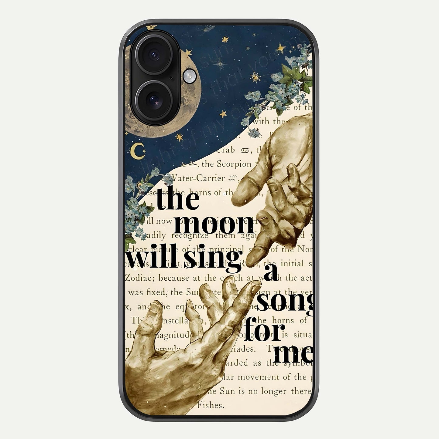 Aesthetic Divine Glass Case For iPhone 16 by Custom World