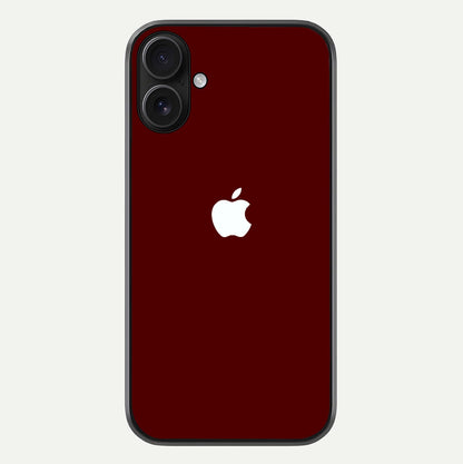 Apple Crimson Core Glass Case For iPhone 16 by Custom World