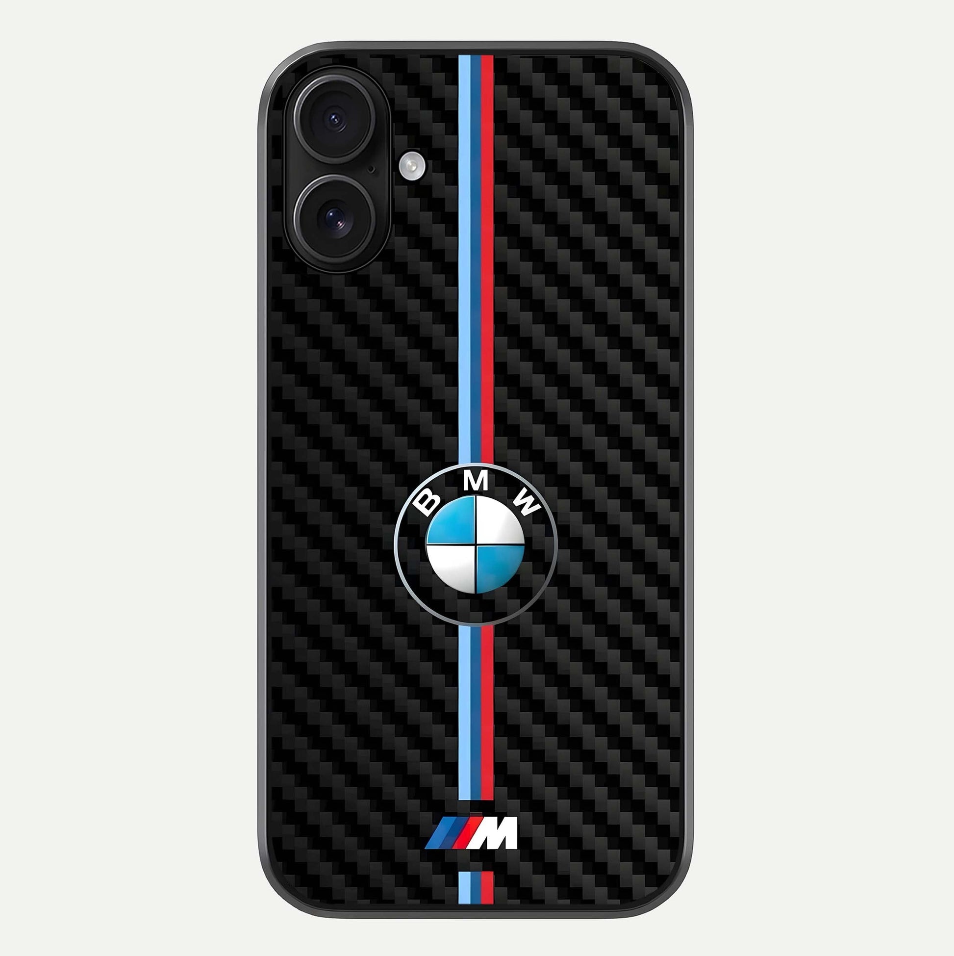 BMW Pattern Glass Case For iPhone 16 by Custom World