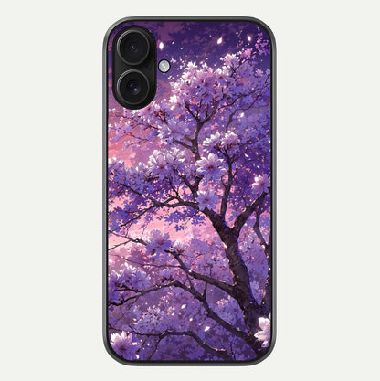 Blossom Tree Glass Case For iPhone 16 by Custom World