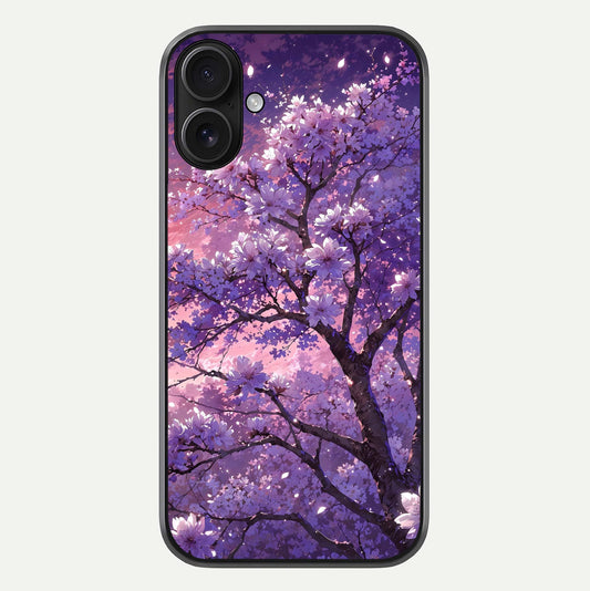 Blossom Tree Glass Case For iPhone 16 by Custom World