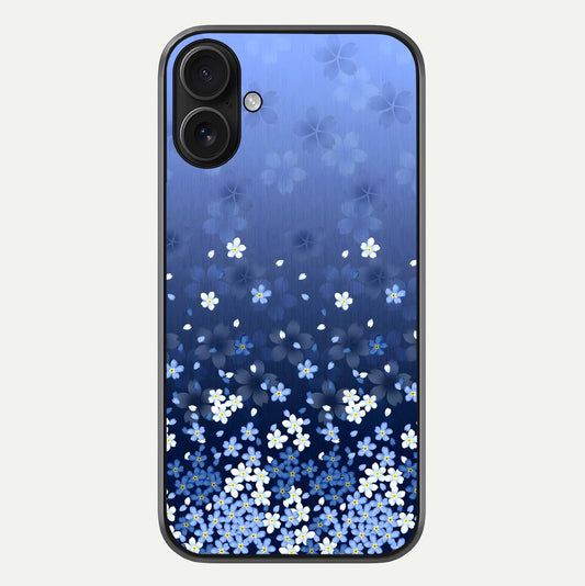 Blue Starry Glass Case For iPhone 16 by Custom World