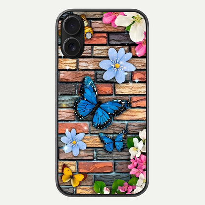 Brick Bloom Flight Glass Case For iPhone 16 by Custom World