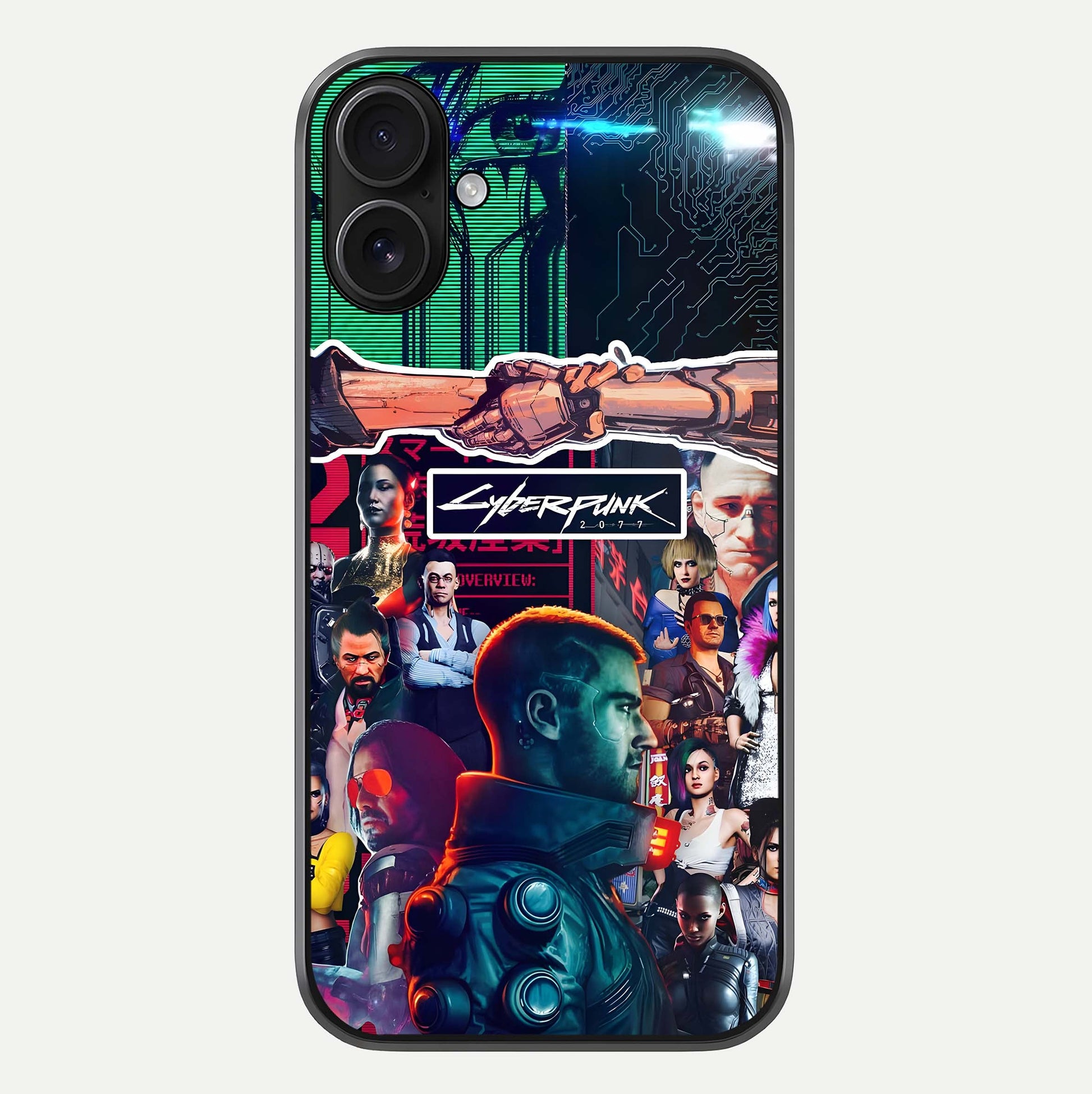 CYBERPUNK Legacy Glass Case For iPhone 16 by Custom World