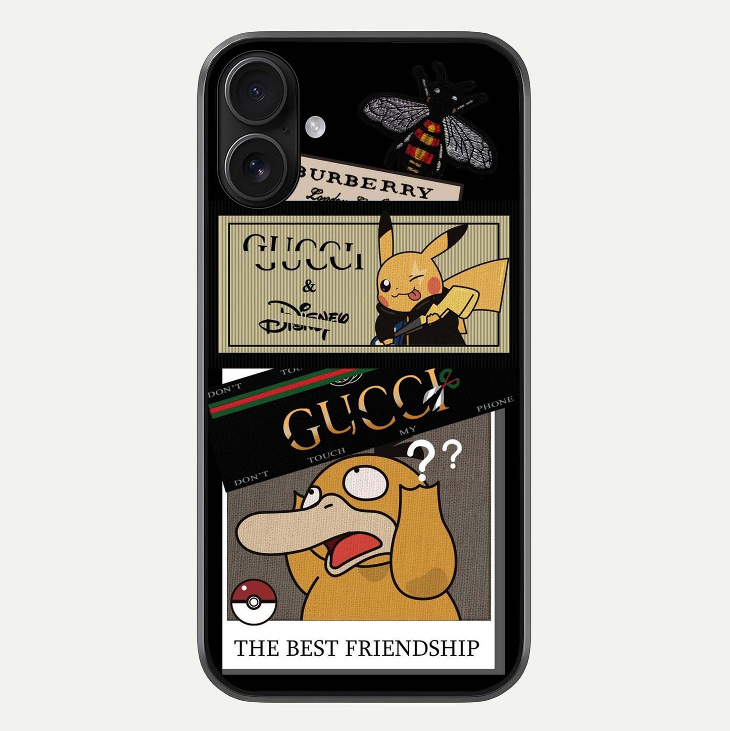 Cartoon Brand Play Mashup Glass Case For iPhone 16 by Custom World