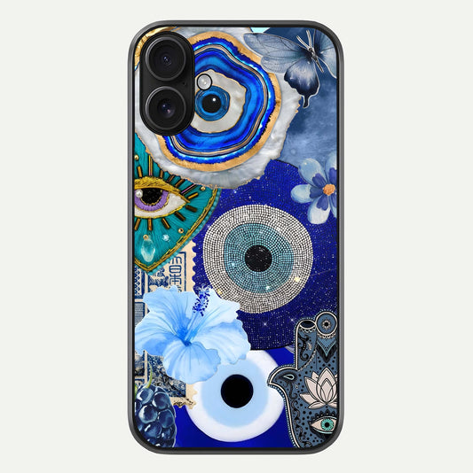 Celestial Celestial Blue Vision Glass Case For iPhone 16 by Custom World