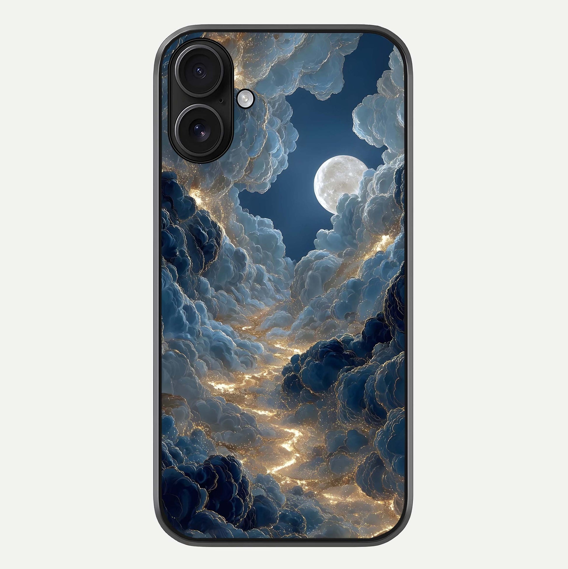 Celestial Cloud Road Glass Case For iPhone 16 by Custom World