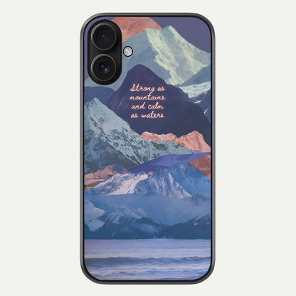 Celestial Mountain Calm Glass Case For iPhone 16 by Custom World