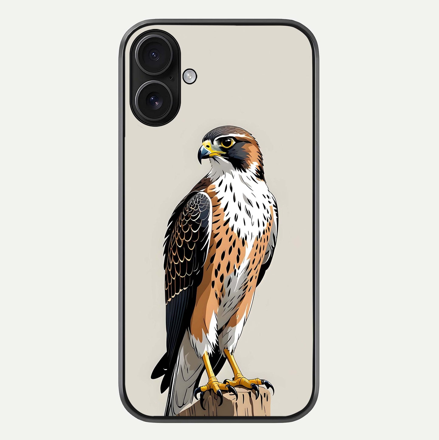 Clever Eagle Glass Case For iPhone 16 by Custom World