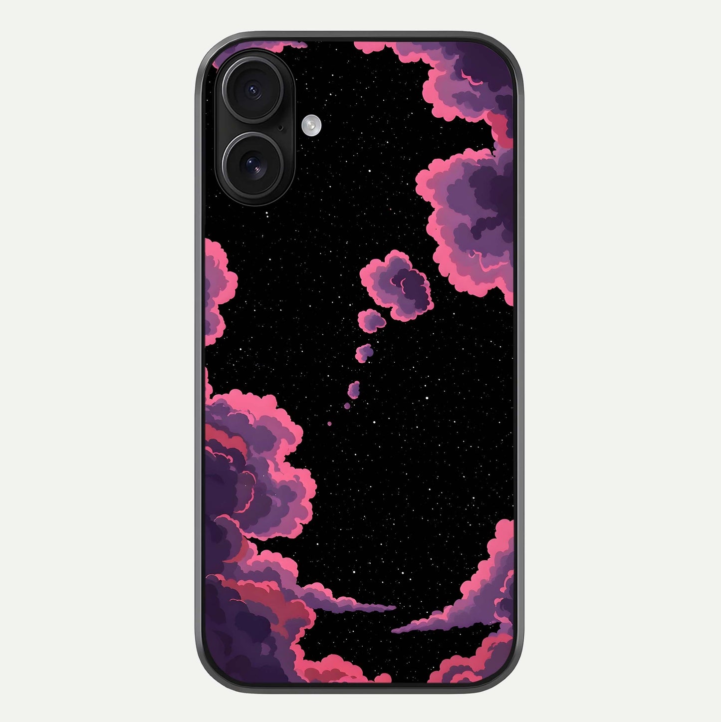 Cosmic Cloud Journey Glass Case For iPhone 16 by Custom World