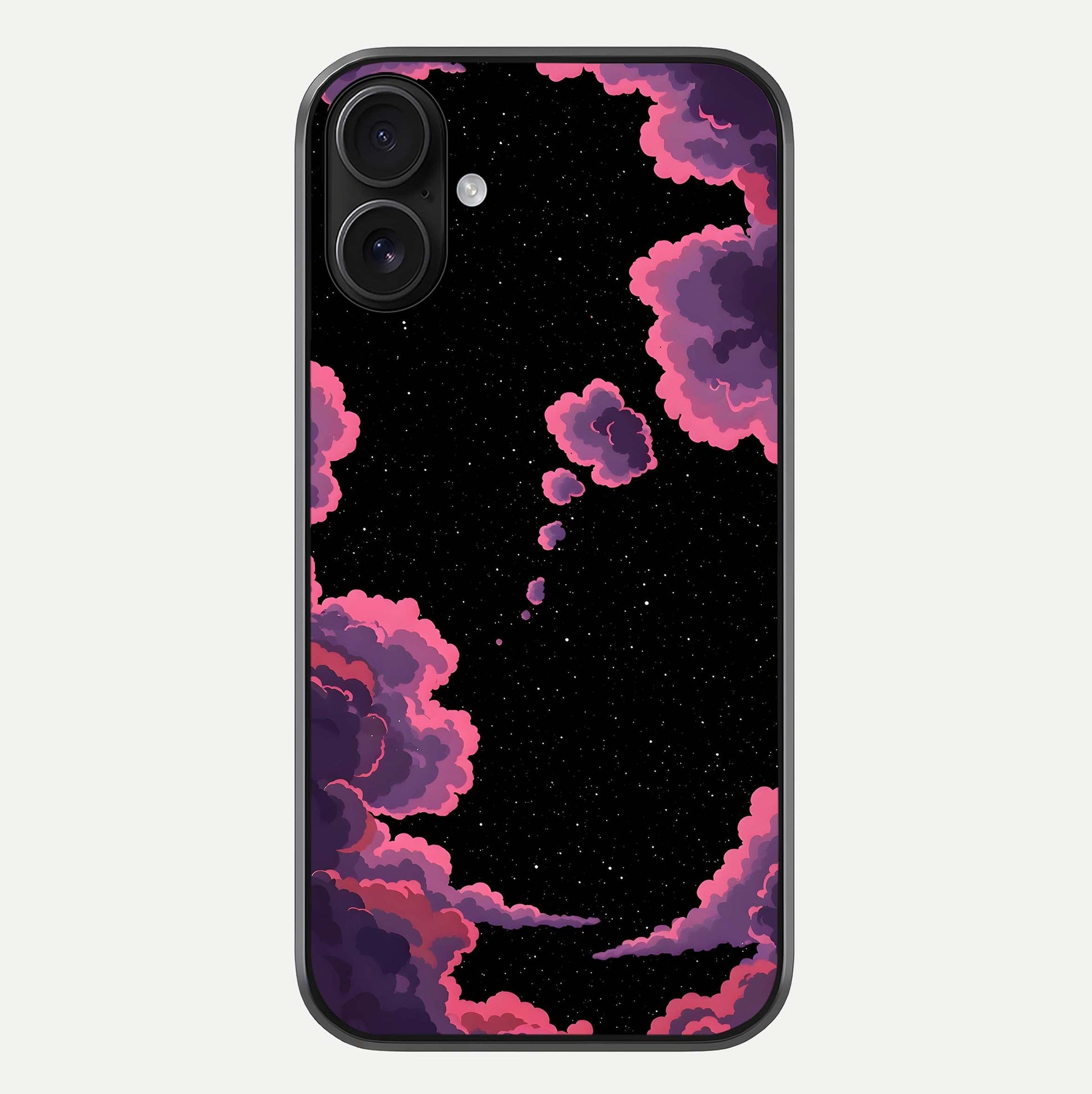 Cosmic Cloud Journey Glass Case For iPhone 16 by Custom World