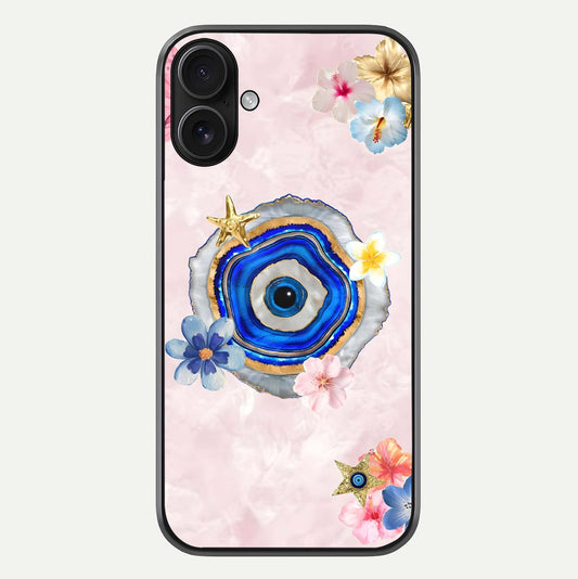 Divine Aura Bloom Glass Case For iPhone 16 by Custom World