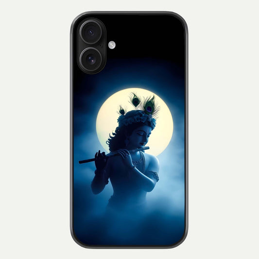 Divine Moon Flute Glass Case For iPhone 16 by Custom World