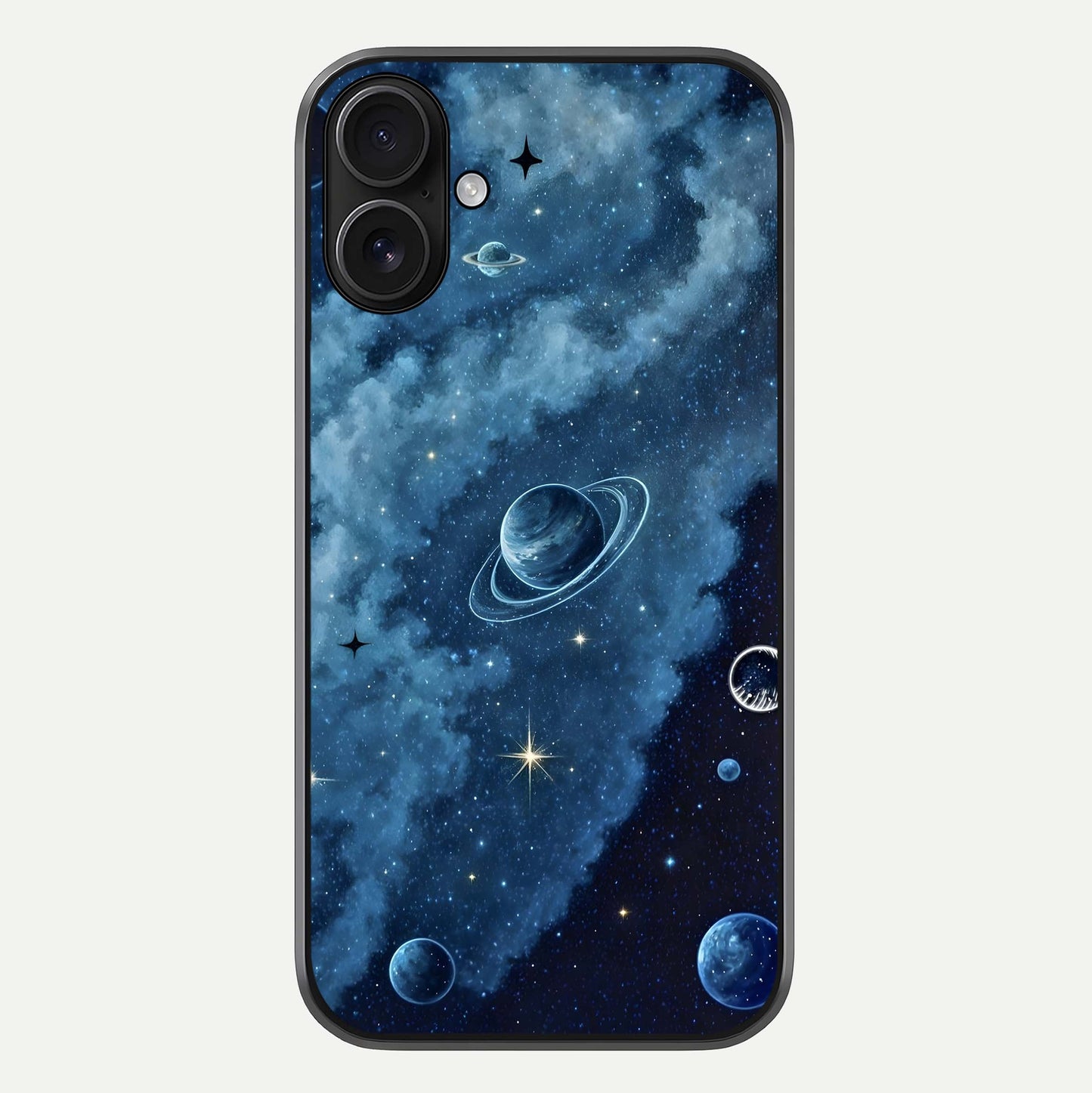 Galaxy Dream Space Glass Case For iPhone 16 by Custom World