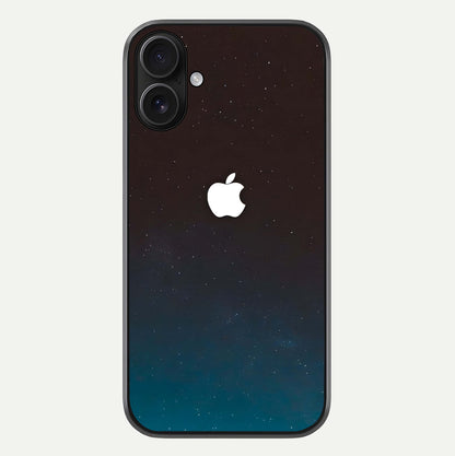 Green Emerald Apple Logo Glass Case For iPhone 16 by Custom World