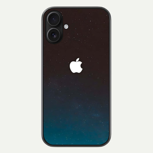 Green Emerald Apple Logo Glass Case For iPhone 16 by Custom World