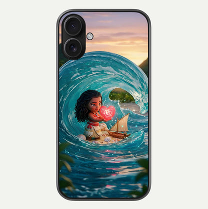 Heart of Ocean Glass Case For iPhone 16 by Custom World