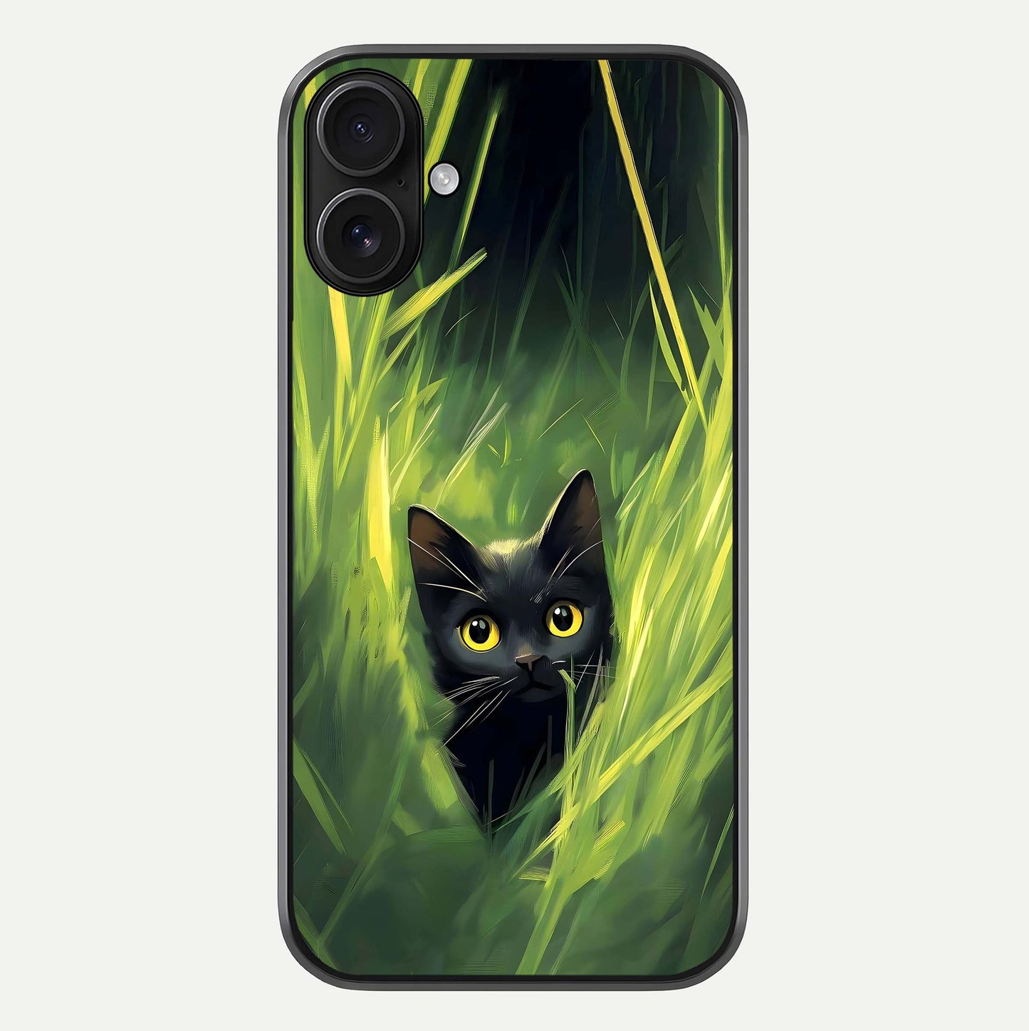 Hidden Cat Whisper Glass Case For iPhone 16 by Custom World