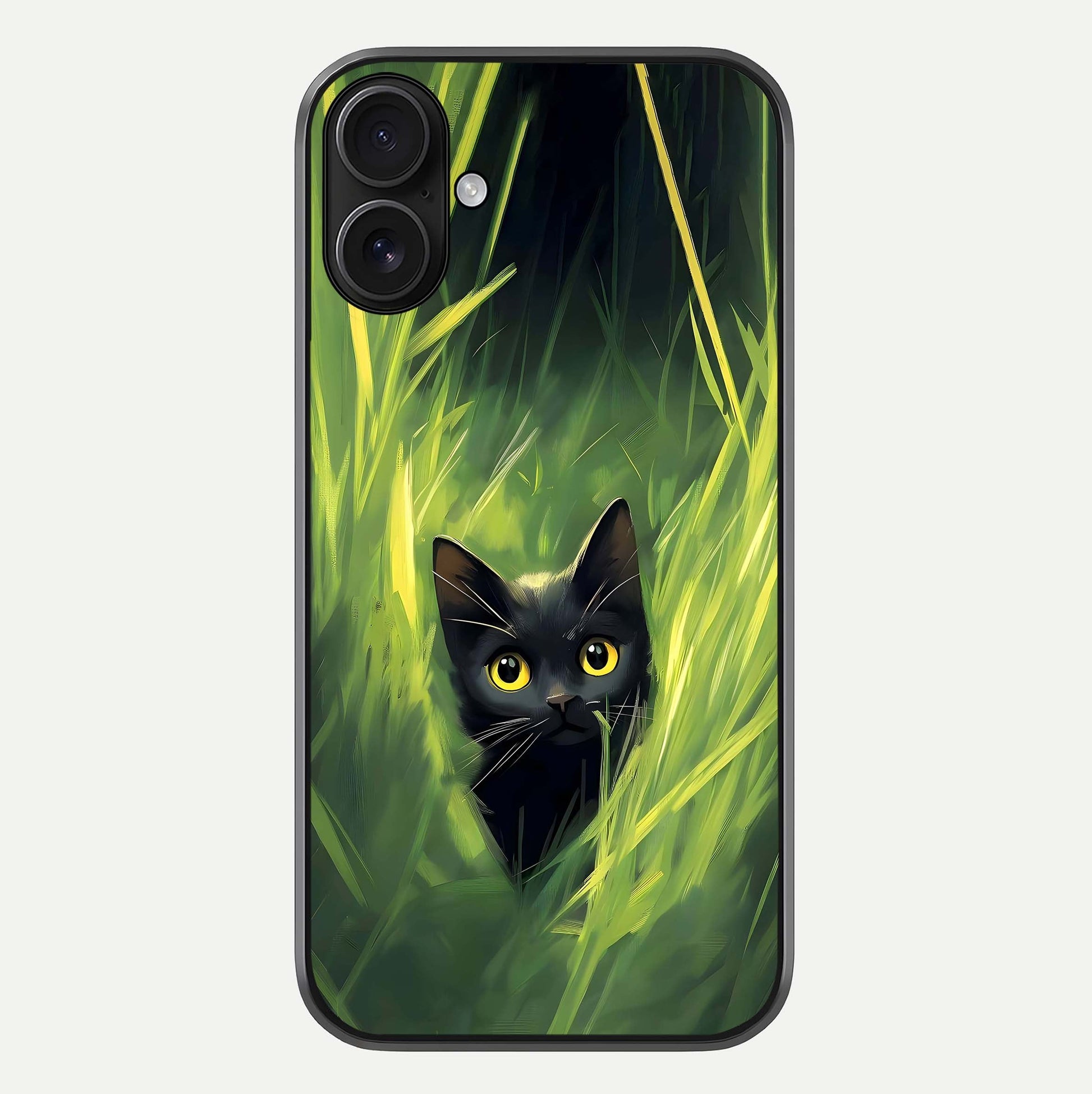 Hidden Cat Whisper Glass Case For iPhone 16 by Custom World