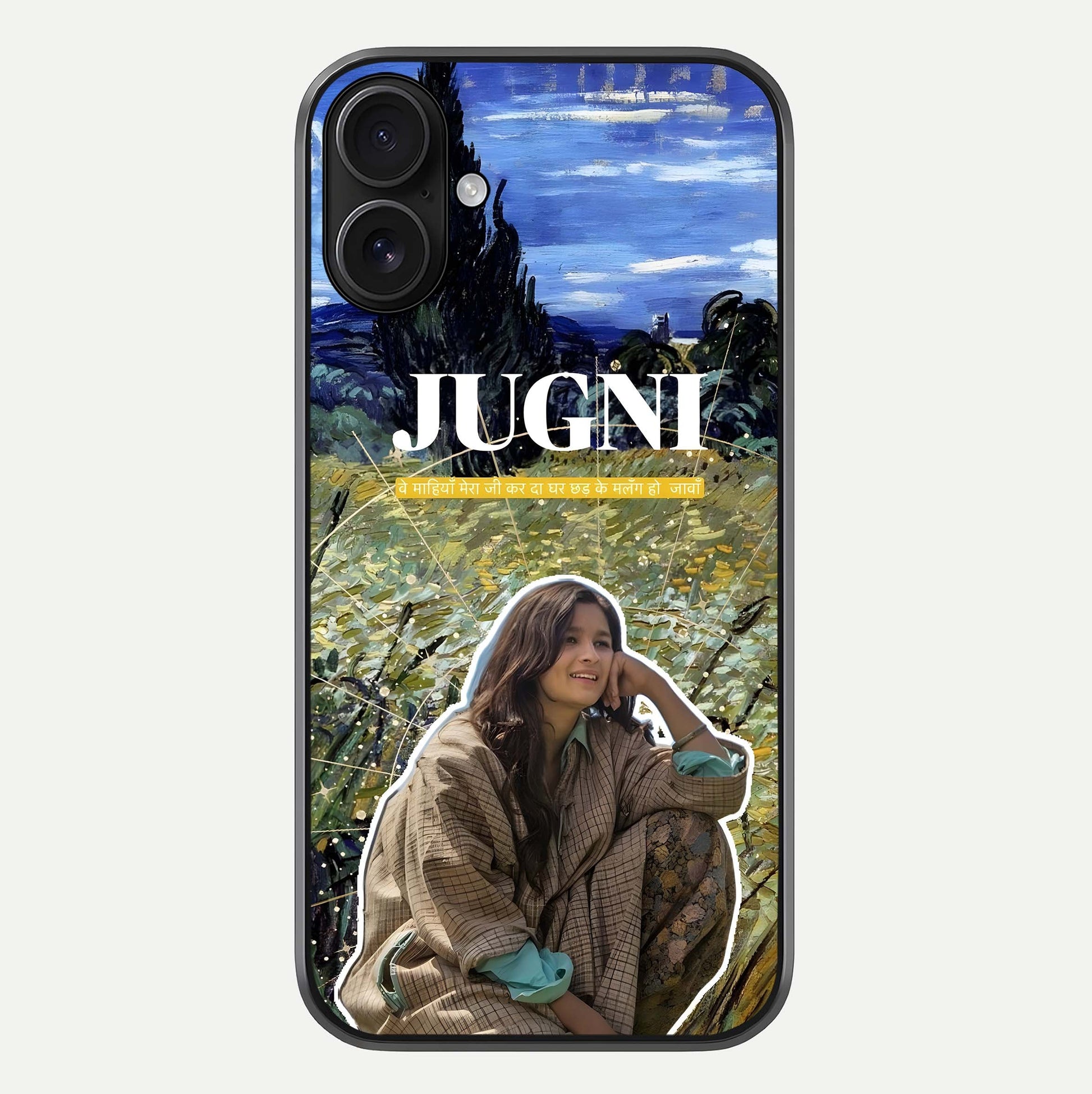 Jugni Soul Vibes Glass Case For iPhone 16 by Custom World
