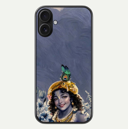 Lord Krishna Glass Case For iPhone 16 by Custom World