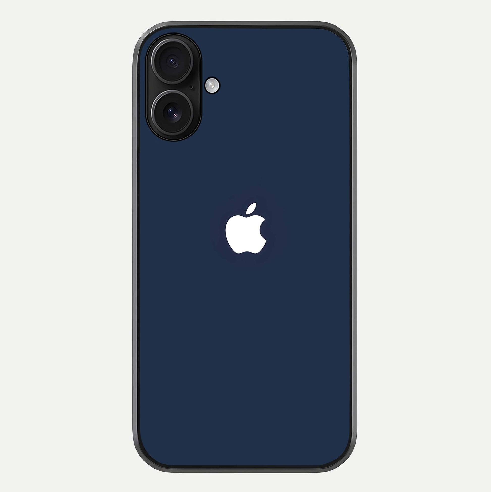 Minimal Apple Night Glass Case For iPhone 16 by Custom World